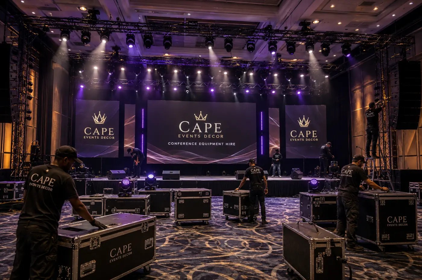 Stage Hire Set Up Decor